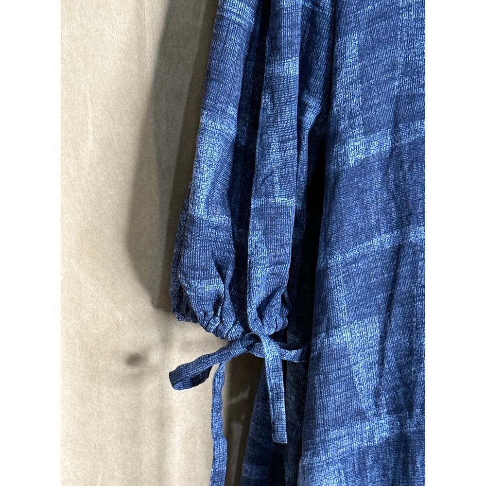 Mossimo Blue Tie Sleeve Shift Dress XXL NWT - Picture 4 of 8